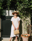 Charlotte Linen Dress - White Linen Dress