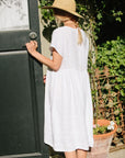 Charlotte Linen Dress - White Linen Dress