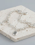 Pebble Personalised Silver Charm