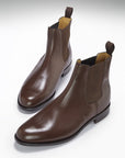 Brown Leather Chelsea Boots, Welted Leather Sole