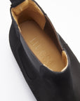 Black Suede Chelsea Boots, Welted Leather Sole