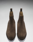 Brown Suede Chelsea Boots, Welted Leather Sole