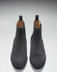 Grey Suede Chelsea Boots, Welted Leather Sole