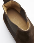 Brown Suede Chelsea Boots, Crepe Rubber Welted Sole