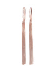 Tassel Earrings in Rose Gold and Silver