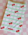 Anti-Roll Wedge Baby Changing Mat - Cherry
