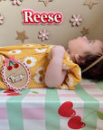 Anti-Roll Wedge Baby Changing Mat - Cherry
