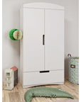 Classic White Wardrobe for Kids