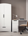 Classic White Wardrobe for Kids