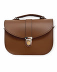 Olympia Handmade Leather Bag - Chestnut