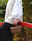 Aura Handmade Leather Bag - Oxblood Red