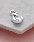 Chicken Silver Charm