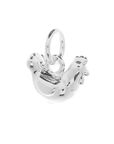Chicken Silver Charm