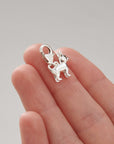 Chihuahua Silver Dog Charm