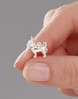 Chihuahua Silver Dog Charm