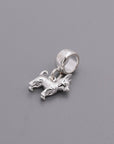 Chihuahua Silver Dog Charm