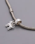 Chihuahua Silver Dog Charm