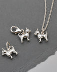 Chihuahua Silver Dog Charm