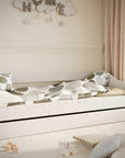 Children's Bed Blanka - White