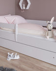 White Children's Bed with Heart Detail