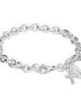 Christening Silver Charm Bracelet