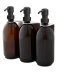 Chrome Triple Wall Mounted Soap Dispenser