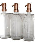 Chrome Triple Wall Mounted Soap Dispenser-7