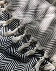 Chunky Chevron Turkish Throw