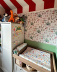 Anti-Roll Wedge Baby Changing Mat - Circus