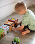 City Vehicles Puzzle Cubes for Toddlers