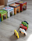City Vehicles Puzzle Cubes for Toddlers