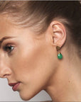 Athena Kate Large Drop Earrings: Labradorite