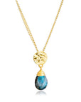 Classic Athena Kate Gemstone Necklace: Labradorite