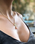Classic Athena Kate Gemstone Necklace: Labradorite