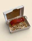 Handcrafted Leather Keychain – Rugged & Stylish Gift by Yoru at www.brixbailey.com