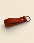 Recycled Leather Keychain – Handcrafted & Eco-Friendly Gift by Yoru at www.brixbailey.com