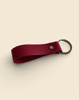 Handcrafted Recycled Leather Keychain – Eco-Friendly Gift by Yoru at www.brixbailey.com