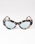 Classic Cateye Light Tortoiseshell Frames - 90s Style, UV Protection & Eco-Friendly by Reecy at brixbailey.com