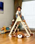 Climbing Triangle and Ramp Set 2-in-1 | Foldable Montessori Play Set-1