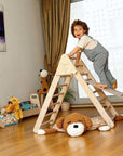 Climbing Triangle with Ramp | Foldable Montessori Climbing Set-4