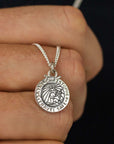 Personalised St Christopher Silver Necklace