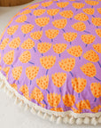 MINICAMP Large Kids Floor Cushion in Vibrant Tulip Pattern