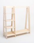 Toddler Clothing Rack with Shelves
