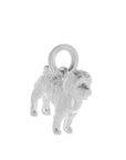 Cockapoo Silver Dog Charm