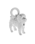 Cockapoo Silver Dog Charm