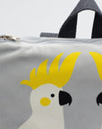 Kids Backpack with Cockatoo Print