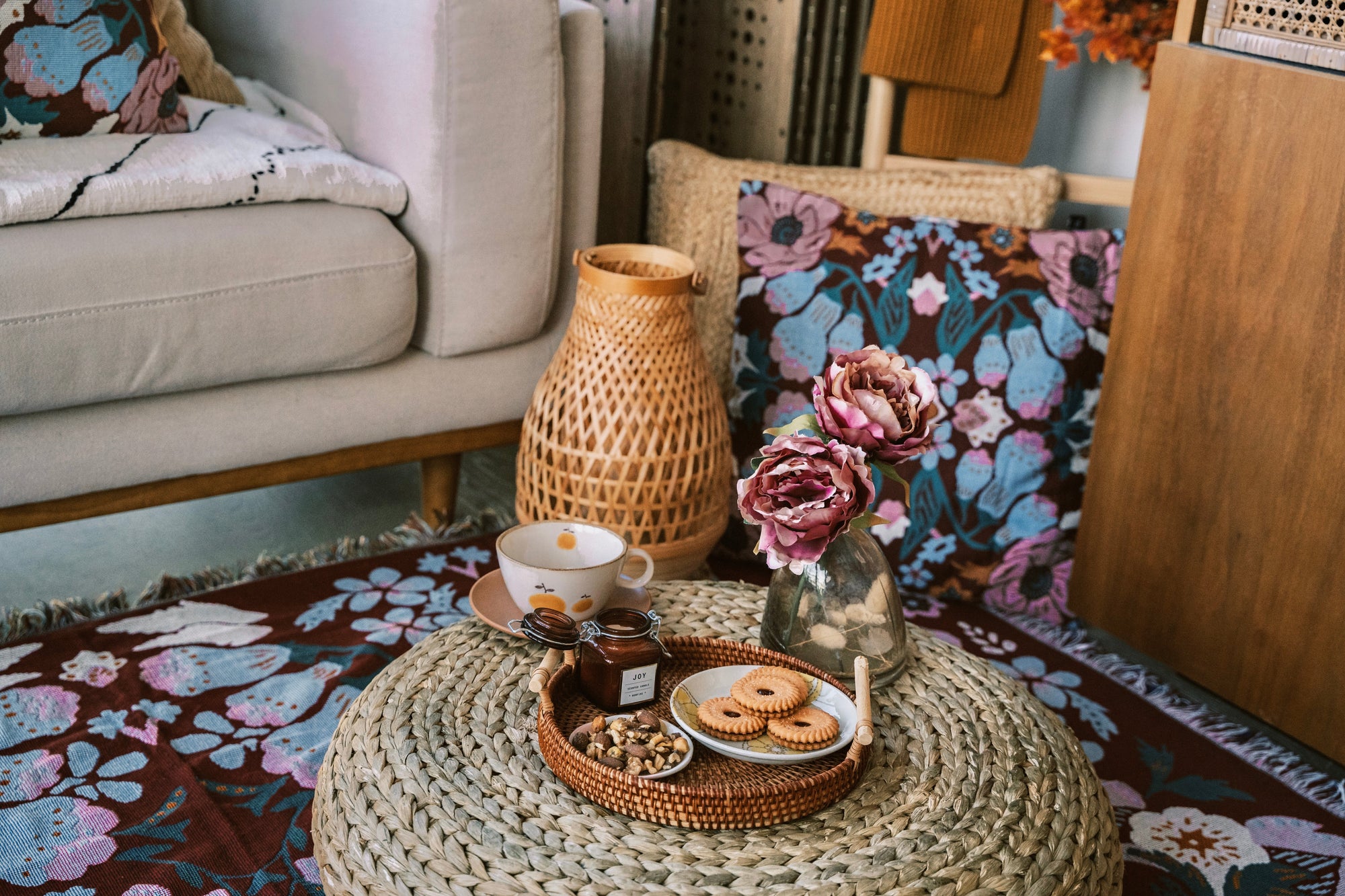 Magical Mystery' Woven Picnic Rug / Throw