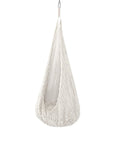 Cocoon Swing for Kids in Cotton Candy White