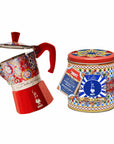Bialetti X Dolce&Gabbana Sicilian Cart Gift Set (Moka 3 Cup and Coffee)
