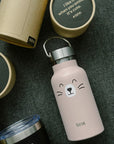 Adorable Cat Stainless Steel Water Bottle 350ml
